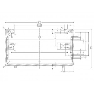 Monacor AH-63 - Obudowa uniwersalna 65 x 36.5 x 207mm