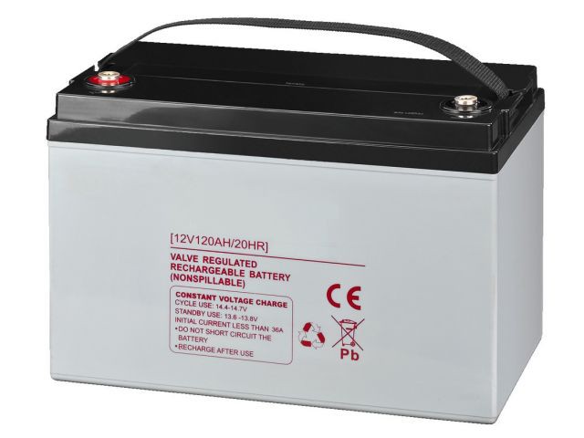 Monacor AKKU-12/120 - Akumulator żelowy 12V Monacor AKKU-12/120 - Akumulator żelowy 12V