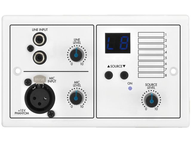 Monacor ARM-880WP1 - Panel ścienny Monacor ARM-880WP1 - Panel ścienny