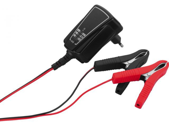 Monacor BC-1000L - Ładowarka do ołowiowych baterii akumulatorowych, 6V i 12V, max 1A Monacor BC-1000L - Ładowarka do ołowiowych baterii akumulatorowych, 6V i 12V, max 1A
