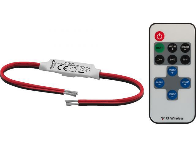 Monacor CU-1MINI - Jednokanałowy, bezprzewodowy, miniaturowy kontroler diodowy Monacor CU-1MINI - Jednokanałowy, bezprzewodowy, miniaturowy kontroler diodowy