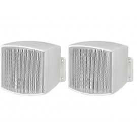 Monacor EUL-26/WS - Para miniaturowych zestawów głośnikowych PA