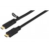 Monacor HDMC-2500R/SW - Kabel połączeniowy HDMI™ High-Speed, 25m