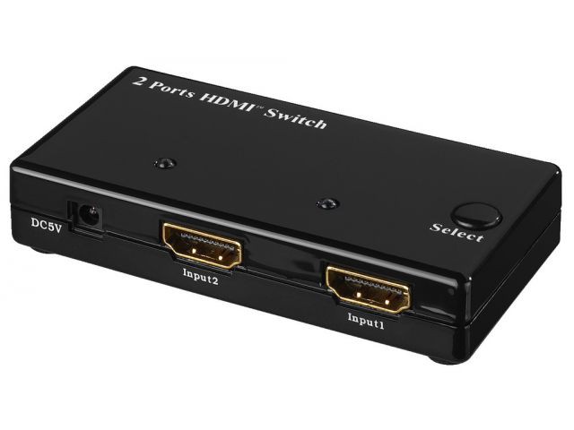 Monacor HDMS-201 - 2-kanałowy przełącznik HDMI™