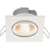 Monacor LDSQ-755W/WWS - Reflektory diodowe do montażu wpustowego, kwadratowe, 5W