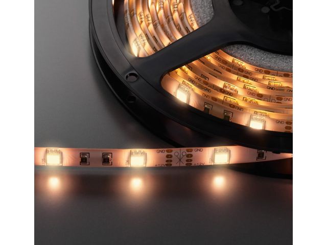 Monacor LEDS-55MP/WWS - Pasek diodowy, 12V DC, odporny na wilgoć, diody 5050 ciepła biel Monacor LEDS-55MP/WWS - Pasek diodowy, 12V DC, odporny na wilgoć, diody 5050 ciepła biel
