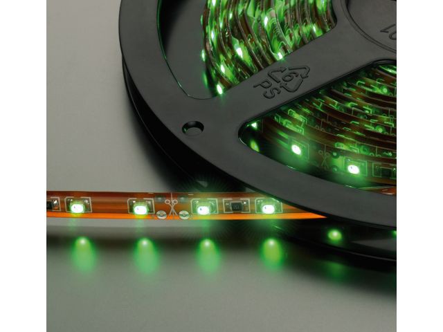 Monacor LEDS-5MP/GN - Elastyczny pasek diodowy, 12V DC, zielony Monacor LEDS-5MP/GN - Elastyczny pasek diodowy, 12V DC, zielony