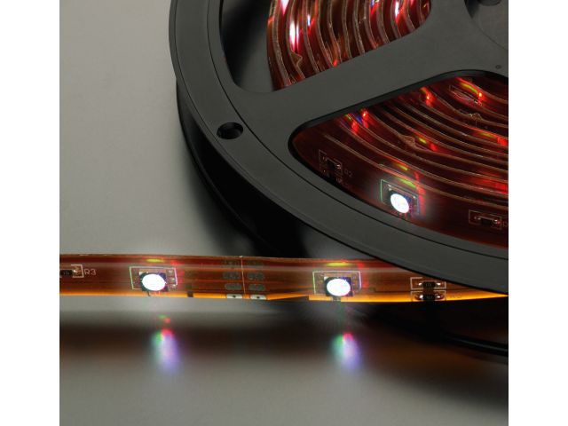 Monacor LEDS-5MP/RGB - Paski diodowe, 12V DC, <br>odporne na wilgoć Monacor LEDS-5MP/RGB - Paski diodowe, 12V DC, <br>odporne na wilgoć
