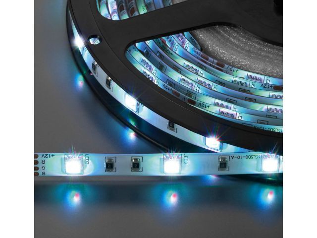 Monacor LEDS-5MPE/RGB - Pasek diodowy, 12V DC, RGB Monacor LEDS-5MPE/RGB - Pasek diodowy, 12V DC, RGB