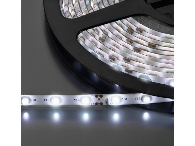 Monacor LEDS-5MPE/WS - Pasek diodowy, 12V DC, biały Monacor LEDS-5MPE/WS - Pasek diodowy, 12V DC, biały