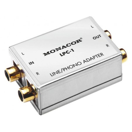 Monacor LPC-1 - Przejściówka linia/phono