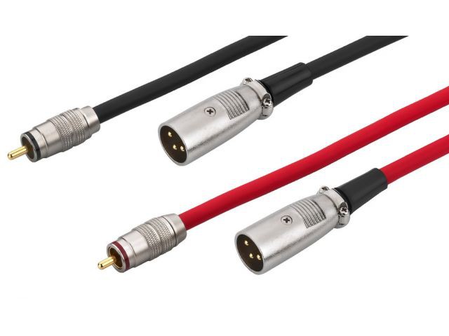 Monacor MCA-158 - Kabel połączeniowy audio, 1.5m Monacor MCA-158 - Kabel połączeniowy audio, 1.5m