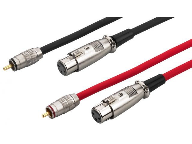 Monacor MCA-158J - Kabel połączeniowy audio, 1.5m Monacor MCA-158J - Kabel połączeniowy audio, 1.5m