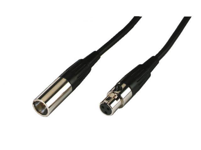 Monacor MCM-500/SW - Przedłużacz mini XLR, 5m Monacor MCM-500/SW - Przedłużacz mini XLR, 5m