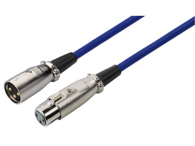 Monacor MEC-1000/BL - Kabel XLR, 10m
