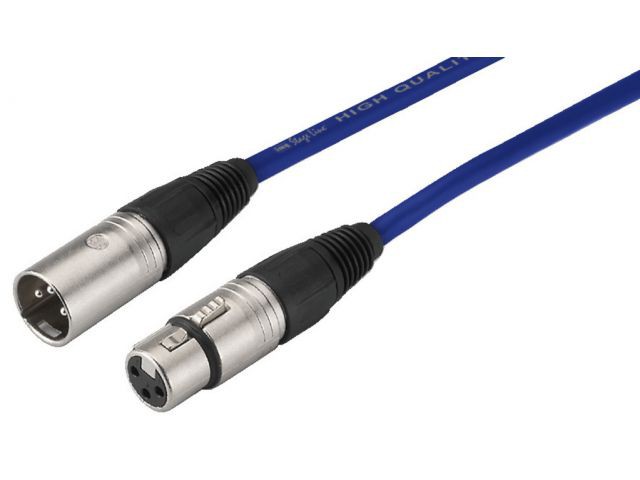 Monacor MECN-100/BL - Kabel NEUTRIK XLR, 1m