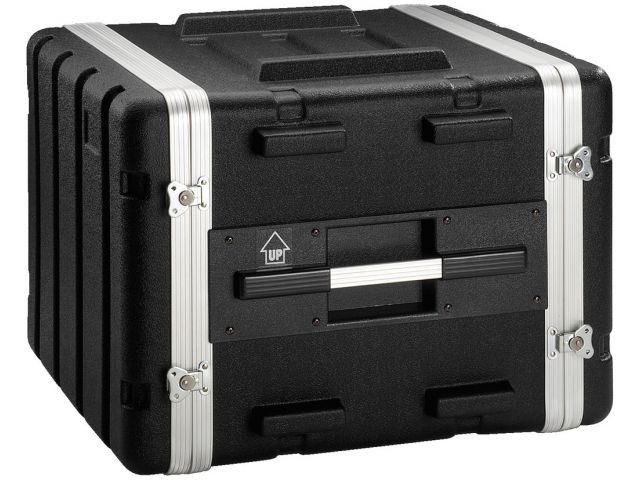 Monacor MR-108 - Skrzynia transportowa ze wzmocnionymi bokami, 8U Monacor MR-108 - Skrzynia transportowa ze wzmocnionymi bokami, 8U