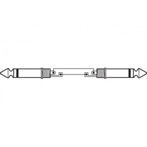 Monacor MSC-1000/SW - Kabel głośnikowy, 10m, wtyki 6.3mm