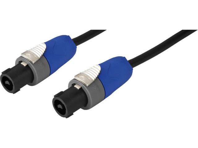 Monacor MSC-102/SW - Kabel głośnikowy, 2m, 2-pinowe wtyki NEUTRIK SPEAKON