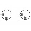 Monacor MSC-105/SW - Kabel głośnikowy, 5m, 2-pinowe wtyki NEUTRIK SPEAKON