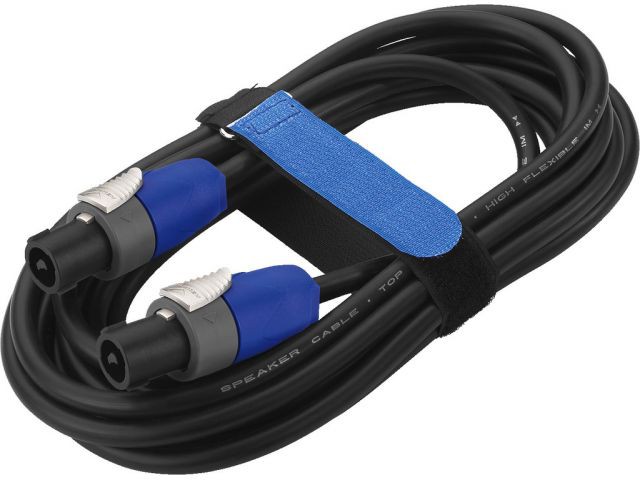 Monacor MSC-115/SW - Kabel głośnikowy, 15m, 2-pinowe wtyki NEUTRIK SPEAKON Monacor MSC-115/SW - Kabel głośnikowy, 15m, 2-pinowe wtyki NEUTRIK SPEAKON