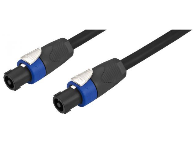Monacor MSC-210/SW - Kabel głośnikowy, 10m, 4-pinowe wtyki NEUTRIK SPEAKON