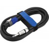 Monacor MSCN-8100/SW - Kabel głośnikowy, 10m, 2-polowy wtyk NEUTRIK SPEAKON/wtyk 6.3mm