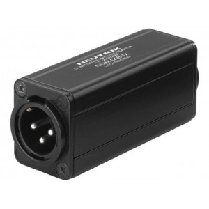 Neutrik NA-2MD0BTX - Przejściówka symetryzująca XLR/gniazdo RCA z separacją masy