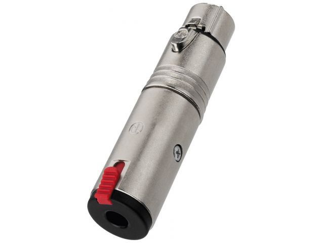 Monacor NA-3FJ - Przejściówki NEUTRIK XLR/gniazdo 6.3mm stereo Monacor NA-3FJ - Przejściówki NEUTRIK XLR/gniazdo 6.3mm stereo