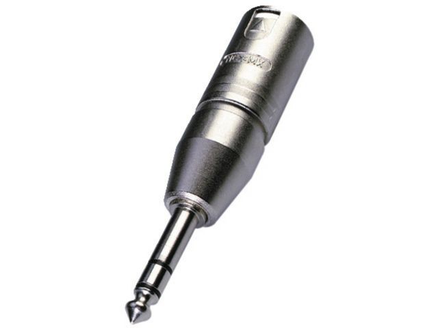 Monacor NA-3MP - Przejściówki NEUTRIK XLR/wtyk 6.3mm stereo Monacor NA-3MP - Przejściówki NEUTRIK XLR/wtyk 6.3mm stereo