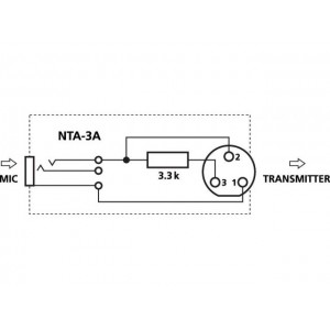 Monacor NTA-3A - Przejściówka