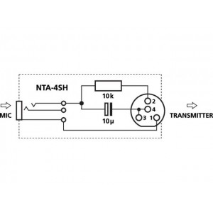 Monacor NTA-4SH - Przejściówka