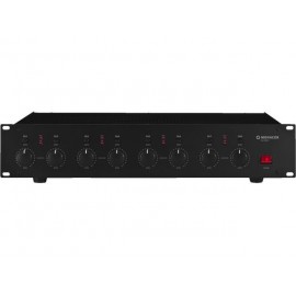 Monacor PA-1850D - 8-strefowy cyfrowy (klasa D) wzmacniacz PA