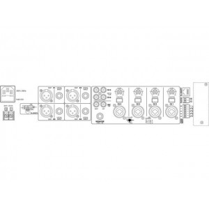 Monacor PA-6040MPX - Mikser 4-strefowy