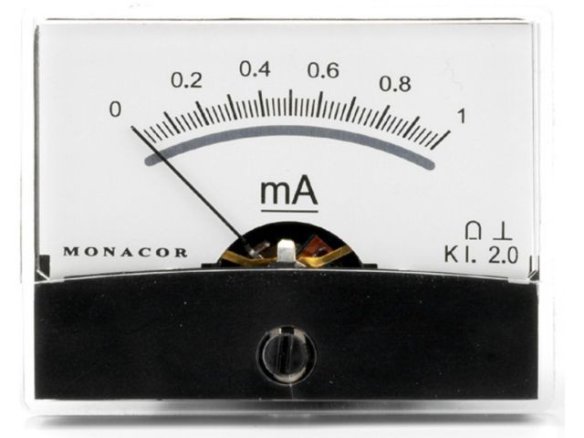 Monacor PM-2/1MA - Mierniki z ruchomą cewką