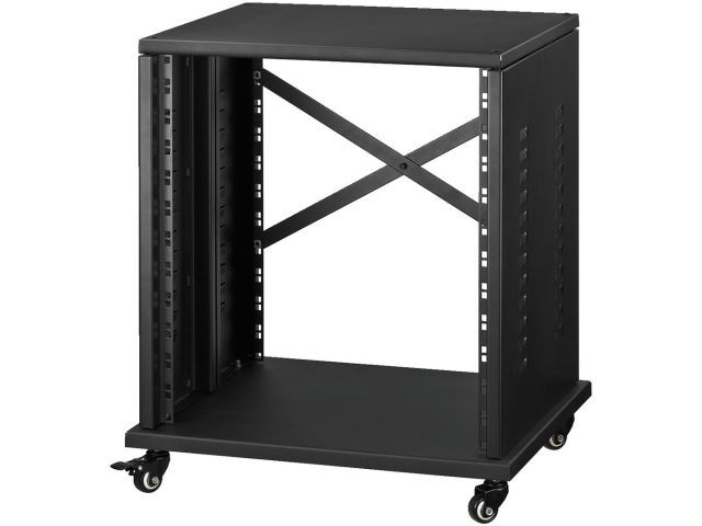 Monacor RACK-12F - Szafa rack na urządzenia 482mm (19&quot), 12U