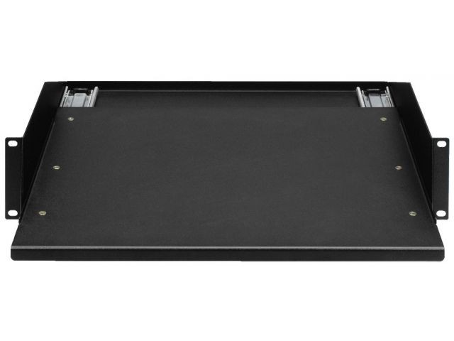 Monacor RCB-2HE/SW - Wysuwana półka montażowa rack 482mm (19&quot), 2U