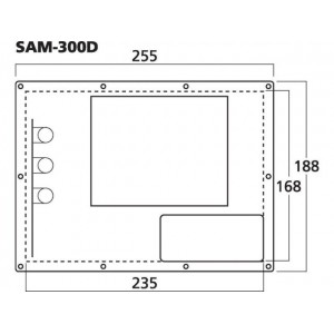 Monacor SAM-300D - Aktywny, cyfrowy moduł subwoofera 300W&ltsub&gtRMS&lt/sub&gt przy 4Ω