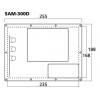 Monacor SAM-300D - Aktywny, cyfrowy moduł subwoofera 300W&ltsub&gtRMS&lt/sub&gt przy 4Ω