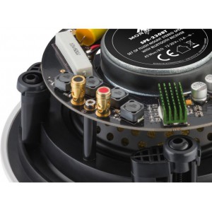 Monacor SPE-230BT - Para 2-drożnych głośników sufitowych HiFi, z odbiornikiem Bluetooth