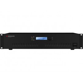 Monacor STA-1000DSP - Cyfrowy (klasa D) wzmacniacz stereo PA, 1000W&ltsub&gtRMS&lt/sub&gt