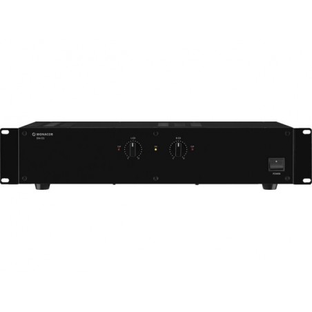 Monacor STA-125 - Wzmacniacz stereo PA, 200W&ltsub&gtRMS&lt/sub&gt