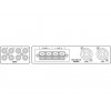 Monacor STA-200D - Cyfrowy (klasa D) wzmacniacz stereo PA, 250W&ltsub&gtRMS&lt/sub&gt