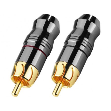 Monacor T-723G - Wtyk RCA High-End