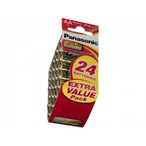 Monacor LR-6/24 - Baterie alkaliczne AA, PANASONIC