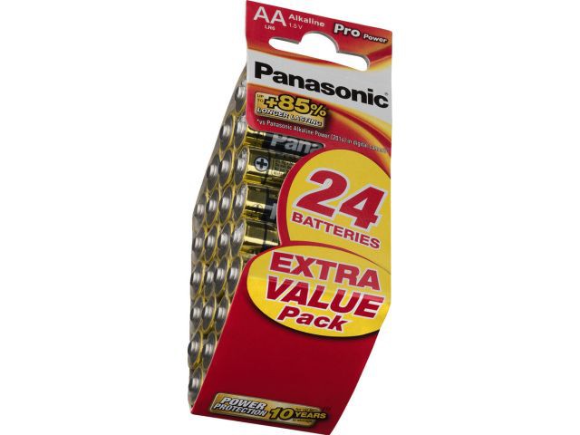 Monacor LR-6/24 - Baterie alkaliczne AA, PANASONIC Monacor LR-6/24 - Baterie alkaliczne AA, PANASONIC