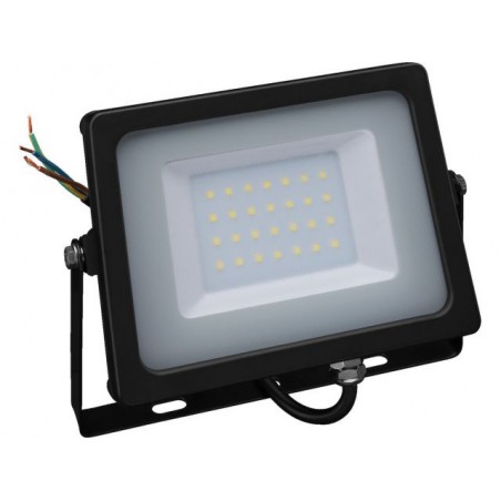 Monacor LDFS-30/WS - Reflektor diodowy, 230V˜/30W, 2500 lm, IP65