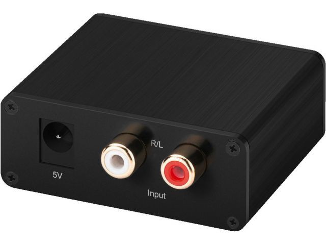 Monacor AD-200D - Konwerter audio analogowo/cyfrowy Monacor AD-200D - Konwerter audio analogowo/cyfrowy