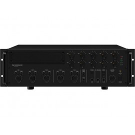 Monacor PA-2410Z - 10-strefowy wzmacniacz miksujący PA, mono