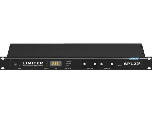 Monacor SPL-2TS - Limiter 2-kanałowy z funkcją timera Monacor SPL-2TS - Limiter 2-kanałowy z funkcją timera